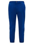 Matchesfashion.com Gucci - Side-stripe Cotton-gabardine Chino Trousers - Mens - Blue