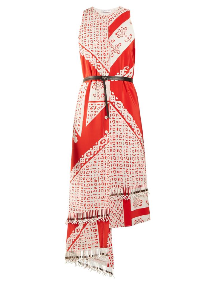 Altuzarra Pavilion Bandana-print Sleeveless Dress