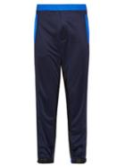 Matchesfashion.com Prada - Striped Mesh Track Pants - Mens - Blue Multi