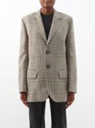 Petar Petrov - Issa Houndstooth-check Wool Blazer - Womens - Beige Check