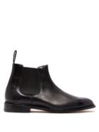 Matchesfashion.com Tricker's - Roxbury Leather Chelsea Boots - Mens - Black