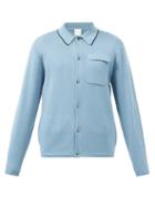 Paul Smith - Press-stud Merino-wool Cardigan - Mens - Blue