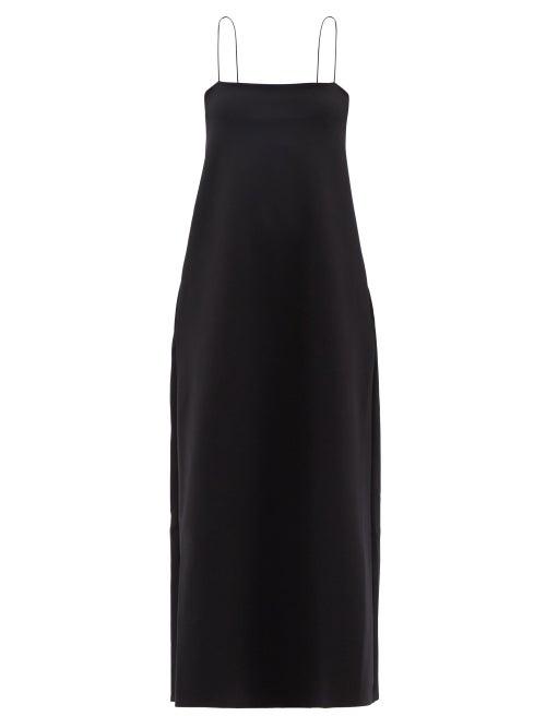 Ladies Rtw The Row - Cenoa Scuba-jersey Maxi Dress - Womens - Black