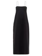 Ladies Rtw The Row - Cenoa Scuba-jersey Maxi Dress - Womens - Black