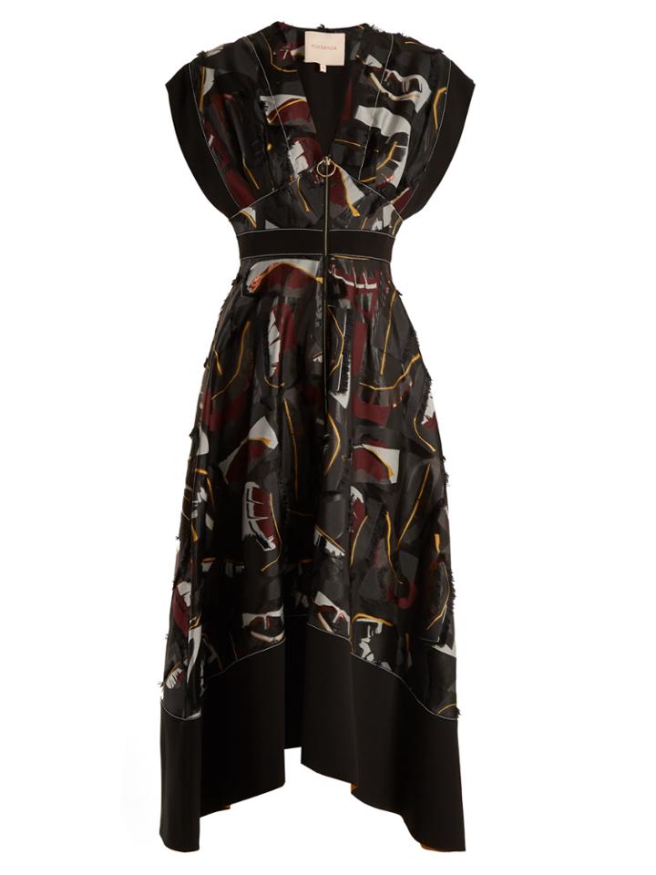 Roksanda Mituva V-neck Fil Coup Dress
