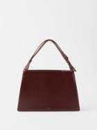The Row - Delanie Leather Shoulder Bag - Womens - Brown