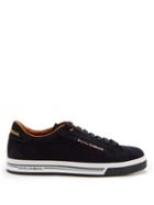 Matchesfashion.com Dolce & Gabbana - Low Top Suede Trainers - Mens - Blue