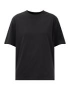 The Row - Gelsona Cotton-jersey T-shirt - Womens - Black