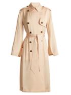 Elizabeth And James Aaron Double-breasted Tie-waist Trench Coat