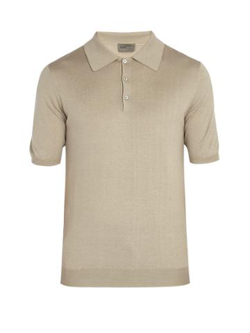 Kilgour Silk-blend Polo Shirt
