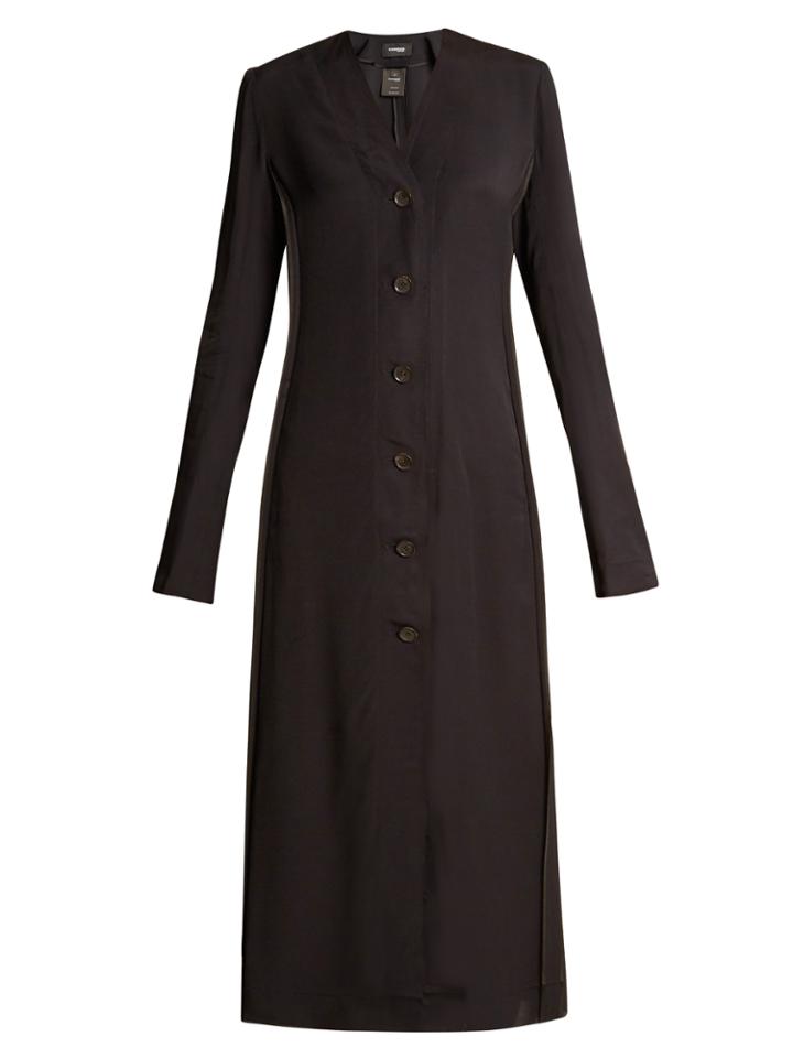 Kwaidan Editions Vallens Raw-edge Twill Dress