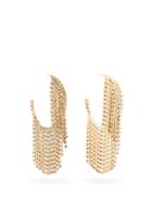 Matchesfashion.com Rosantica - Hoop Crystal-drop Metal Earrings - Womens - Crystal