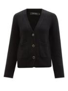Lisa Yang - Danni Patch-pocket Cashmere Cardigan - Womens - Black