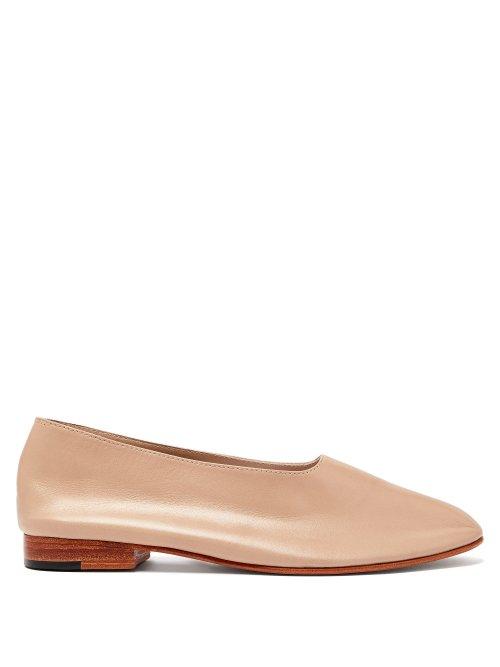 Matchesfashion.com Martiniano - Glove Leather Ballet Flats - Womens - Beige