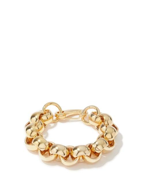 Ladies Jewellery Laura Lombardi - Luna 14kt Gold-plated Chain Bracelet - Womens - Gold