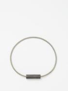 Le Gramme - 5g Sterling Silver & Titanium Cable Bracelet - Mens - Black