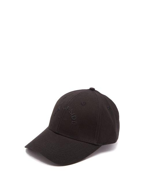Matchesfashion.com The Upside - Logo Embroidered Cotton Cap - Womens - Black