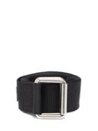 Matchesfashion.com Balenciaga - D-ring Logo-patch Grosgrain Belt - Mens - Black