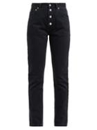 Matchesfashion.com Balenciaga - Tube High Rise Straight Leg Jeans - Womens - Black
