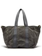 Matchesfashion.com Acne Studios - Logo-print Cotton-canvas Tote Bag - Mens - Dark Grey