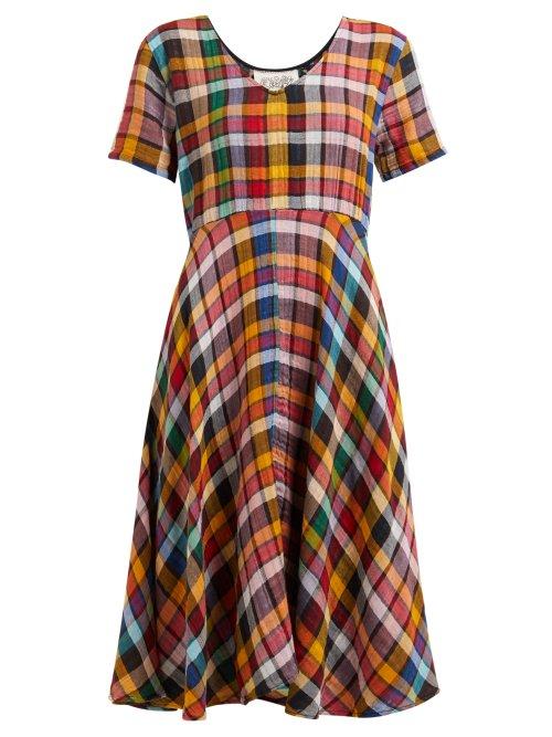 Matchesfashion.com Ace & Jig - Luella Checked Cotton Dress - Womens - Multi
