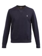 Matchesfashion.com Polo Ralph Lauren - Logo-embroidered Sweatshirt - Mens - Navy