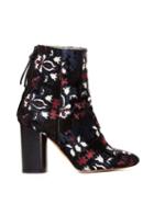 Isabel Marant Guya Embroidered Suede Ankle Boots