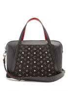 Christian Louboutin Bagdamon Spike-embellished Leather Holdall