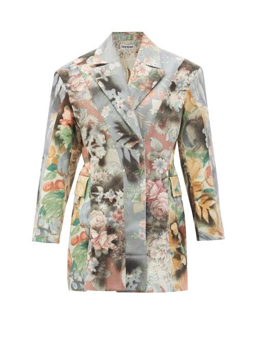 Matchesfashion.com Rave Review - Tiana Floral-print Upcycled-cotton Jacket - Womens - Multi