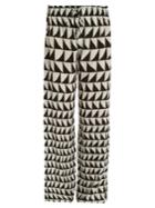 Kalmar Zigzag-print Crepe De Chine Trousers