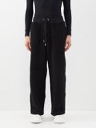 Dolce & Gabbana - Oversized Drawstring-waist Boucl Trousers - Mens - Black