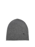 Matchesfashion.com Acne Studios - Ribbed Knit Wool Beanie Hat - Womens - Grey