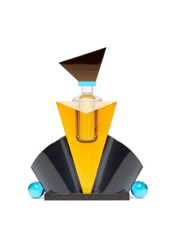 Matchesfashion.com Reflections Copenhagen - Hamilton Crystal Perfume Flacon - Brown Multi