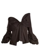 Johanna Ortiz Lutari Off-the-shoulder Bow-detail Top