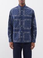 Jacquemus - Baou Bandana-print Cotton Shirt - Mens - Navy Print
