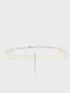 Diane Kordas - Diamond, 18kt White Gold & Leather Choker Necklace - Womens - Multi