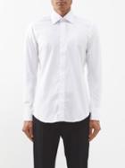 Thom Sweeney - Super 130s Cotton-blend Twill Tuxedo Shirt - Mens - White