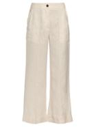 Raquel Allegra Flared Cropped Trousers