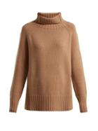 Matchesfashion.com S Max Mara - Malanca Wool Blend Sweater - Womens - Camel