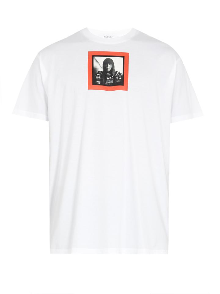 Givenchy Portrait-print Columbian-fit Cotton T-shirt