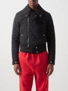 Stefan Cooke - Dancer-appliqu Quilted-shell Jacket - Mens - Black