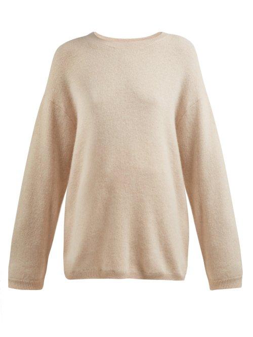 Matchesfashion.com By. Bonnie Young - Oversized Cashmere Blend Sweater - Womens - Beige