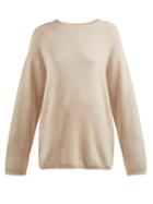 Matchesfashion.com By. Bonnie Young - Oversized Cashmere Blend Sweater - Womens - Beige