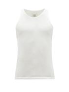 Matchesfashion.com Hemen Biarritz - Gari Ribbed Cotton Jersey Vest - Mens - White