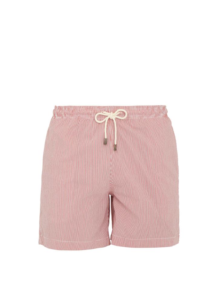 Solid & Striped The Classic Sagaponack Stripe-print Swim Shorts