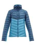 Matchesfashion.com Mammut Delta X - Broad Peak Down-filled Ripstop Hooded Jacket - Mens - Blue Multi