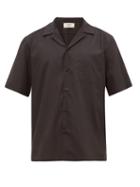 Matchesfashion.com Everest Isles - Vacation Poplin Shirt - Mens - Black