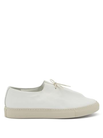 Matchesfashion.com Jacques Soloviere - Jim Waxed-suede Trainers - Mens - White