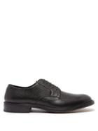 Matchesfashion.com O'keeffe - Pebbled Leather Derby Shoes - Mens - Black