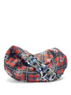 Matchesfashion.com Chopova Lowena - Tignes Checked Taffeta Shoulder Bag - Womens - Red Multi